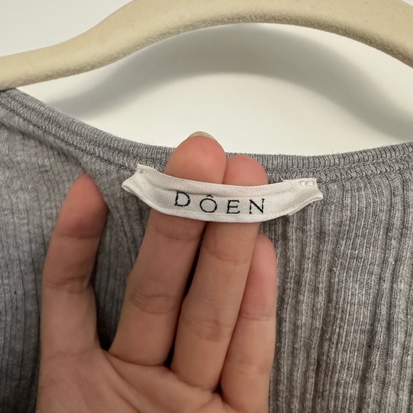 Doen Pointelle Ribbed Tank Top - Picture 2 of 4